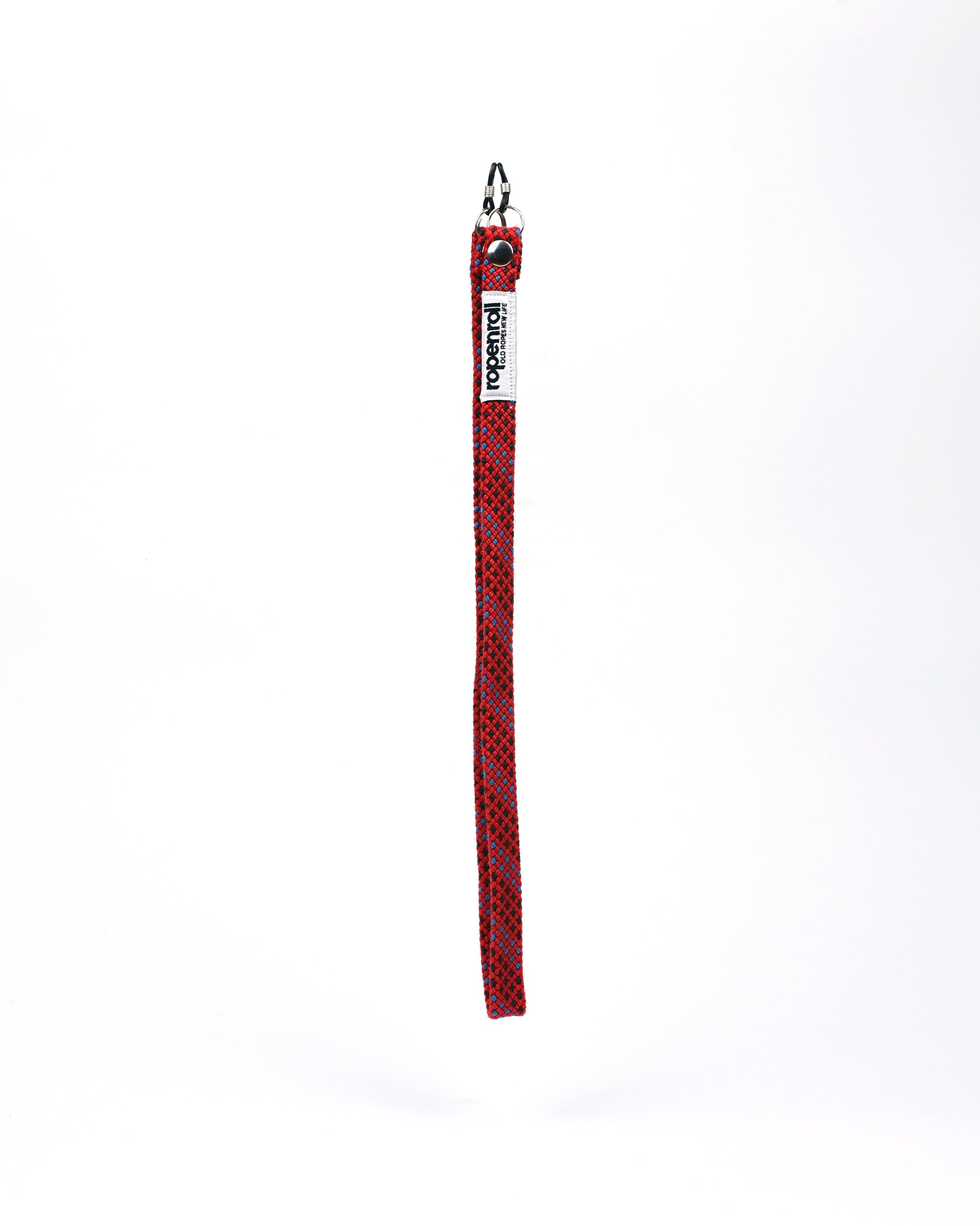 Laccio porta occhiali realizzato in corda da arrampicata riciclata, resistente e sostenibile